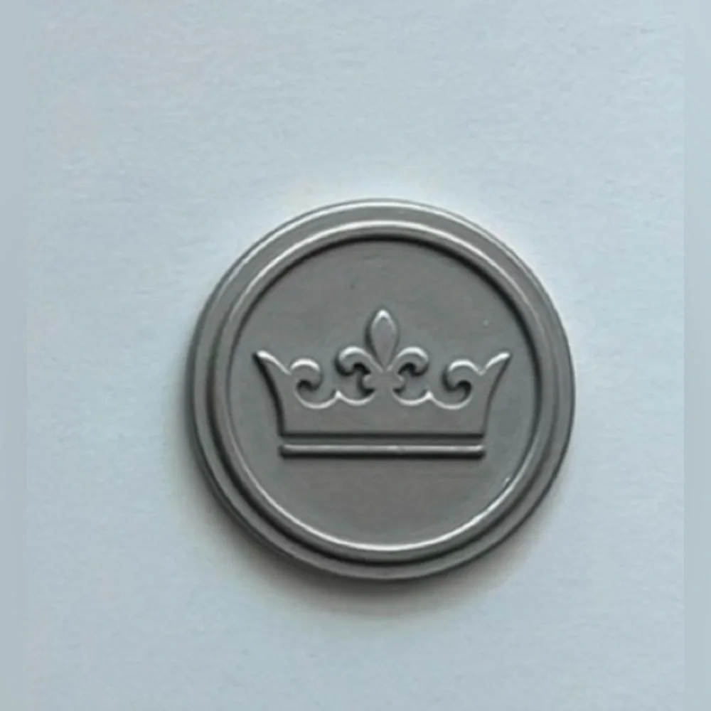 2 PETER MILLAR Crown Sport Golf BALL MARKERS - Pewter/Silver - NEW, Sealed - Picture 3 of 4